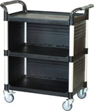 JB-3C3, 3 tiers Larger Cabinet Service carts,Black